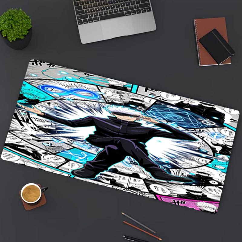 Jujutsu Kaisen Print Mouse Pad, for Keyboard Pad Laptop PC Mat for Office Home Use, Desk Decor, Perfect Birthday Gift for Gamers