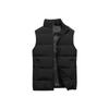 Men's Solid-color Casual Vest, Men's And Women's Zipper Stand-up Collar Thickened Warm Vest Jacket