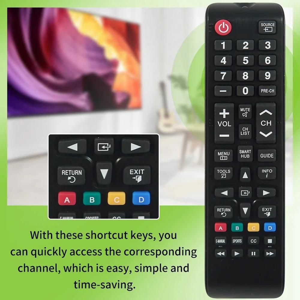 Universal TV Remote Control Portable Television Remote Control Accessories for Samsung Smart TV AA59-00741A LED LCD HD HDTV 3D