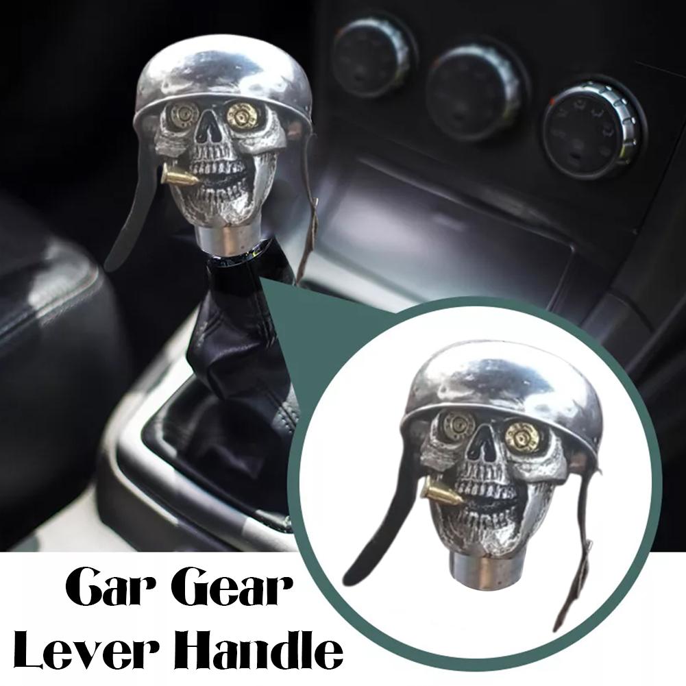 Ручки переключения передач автомобиля Голова черепа Ручка переключения передач механической коробки передач Рычаг переключения передач Модификация личности Ручка автомобиля