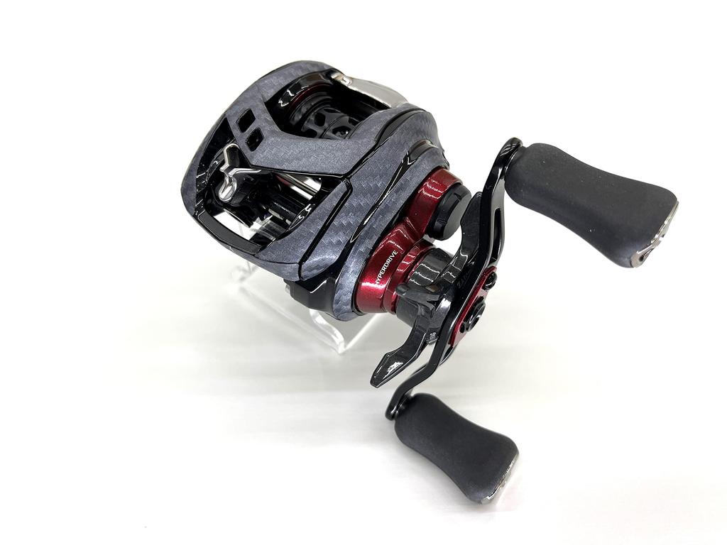 CUSTOM YOROI 21 Gekkabijin AIRTW Custom Scratch Baitcasting Reel Customization SEAT.JP Decal, Protection, (Silver, Left-Handed)