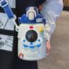 Термос с трубочкой Astronaut Kids из нержавеющей стали 316 — большая емкость, подходит для использования на открытом воздухе, стильный дизайн