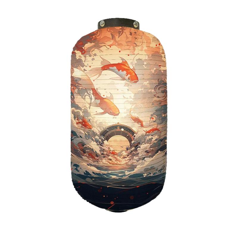 Japanese Lanterns Paper Waterproof Long Restaurant Bar Hotel Festival Decoration Wedding Birthday Home Party Supplies Lanterns