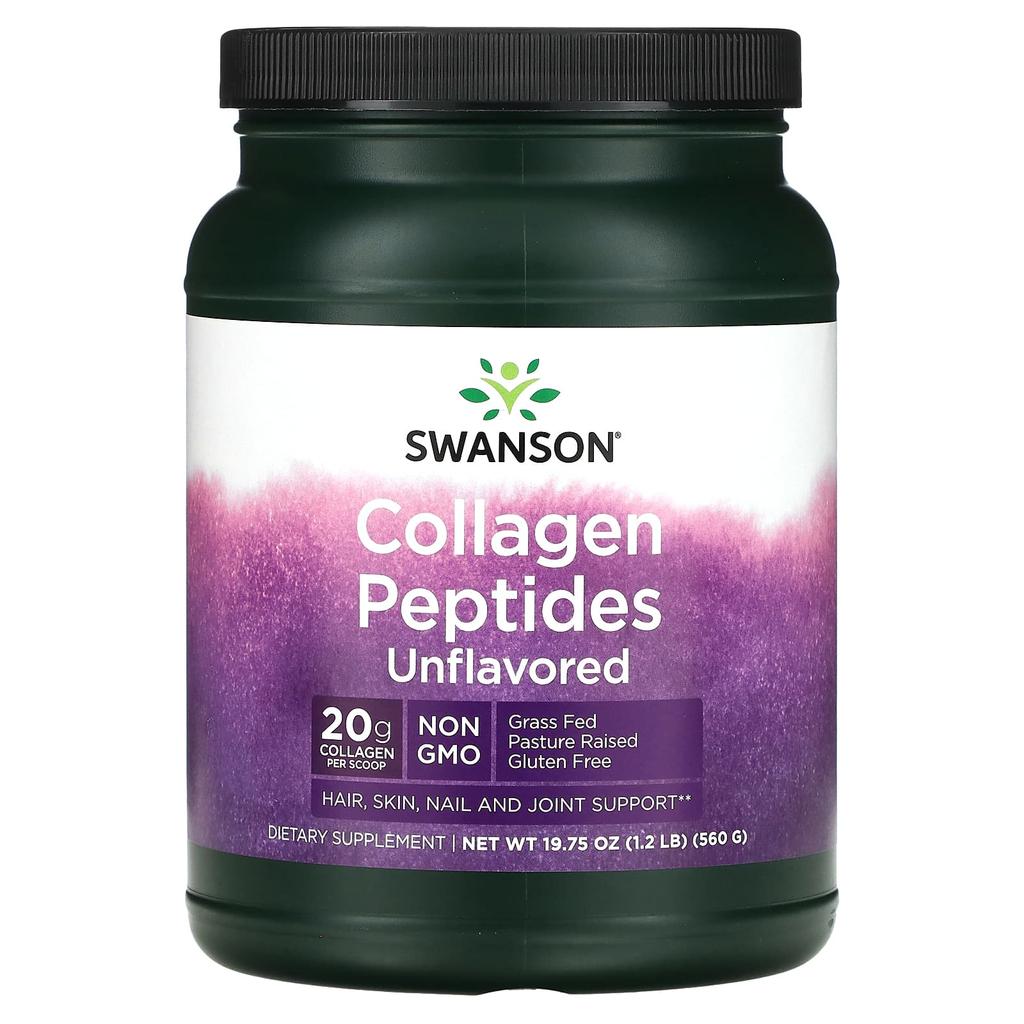Collagen Peptides, Unflavored, 560G (1.2Lb)