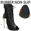 Women High Quality Thin High Heels Comfort Lace-up Boot Stilettos Jazz Dance Female Shoes Street Sexy Booties