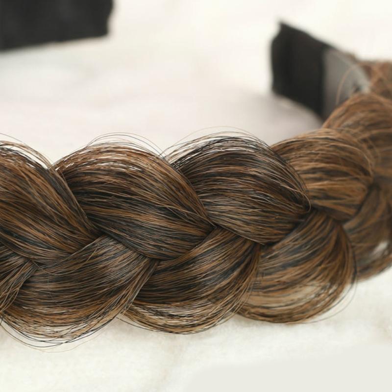 Плетеные повязки на голову Унисекс Повязка для волос Стильный головной убор Полиэстер Женские повязки на голову для повседневного использования