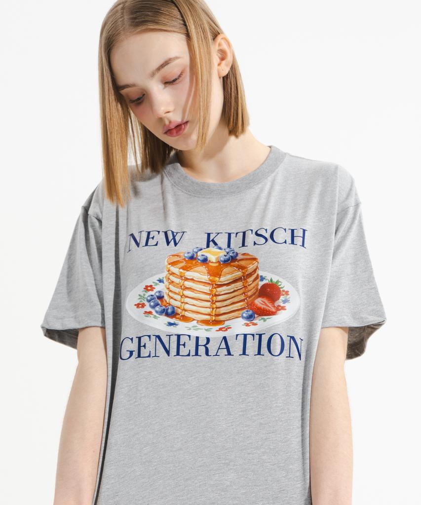 NEWKITSCH Блин Короткий рукав (меланж)