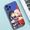 Чехол для телефона Lycoris Recoil Chisato для iPhone 17, 16, 15, 14, 13, 12, 11 X XR Plus, Другие Мягкий черный чехол