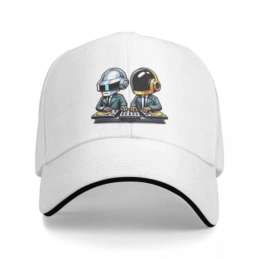 Daft Punk Hat Unisex HipHop Hats Sun Hat Golf Hats Breathable Snapback Caps Baseball Cap Summer