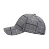 Autumn Winter Plaid Cap Men Baseball Cap Women Sun Hat Ponytail Panama Cap Visor Hats Snapback Hat