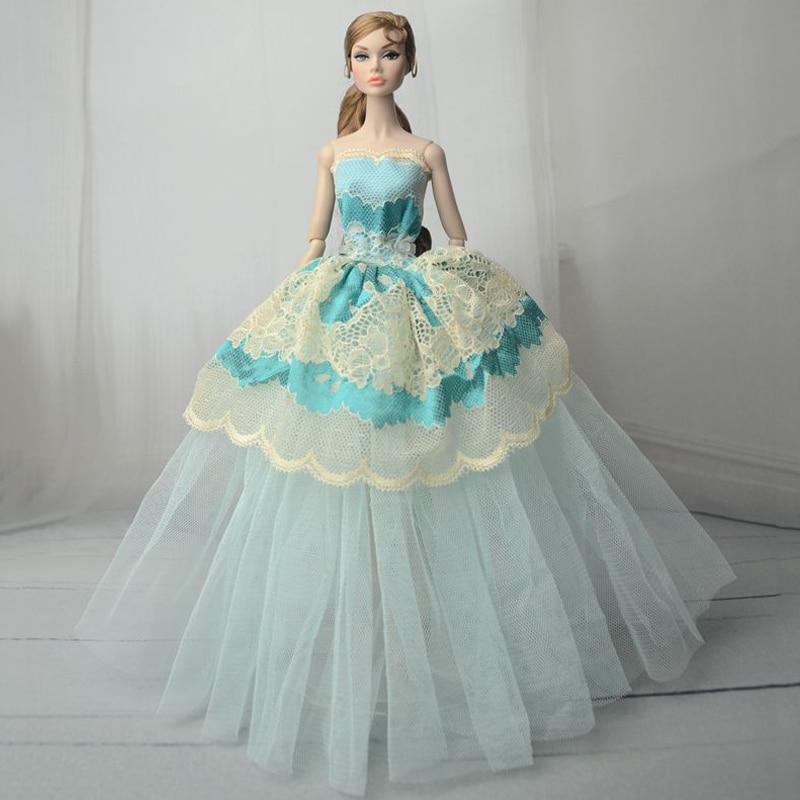 5 шт./лот модная кукольная одежда для куклы Барби наряды вечерние платья вечернее платье для куклы Барби платье 1/6 куклы аксессуары игрушка