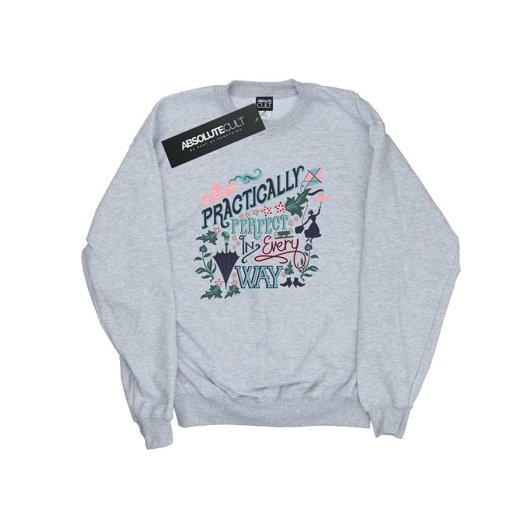 Disney Mens Mary Poppins Practically Sweatshirt
