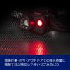 GENTOS Flashing Function LED Headlight [Brightness 320 Lumens Practical Lighting 6 Hours Red Sub LED] 3 AAA Types or Sold Separately Double Star