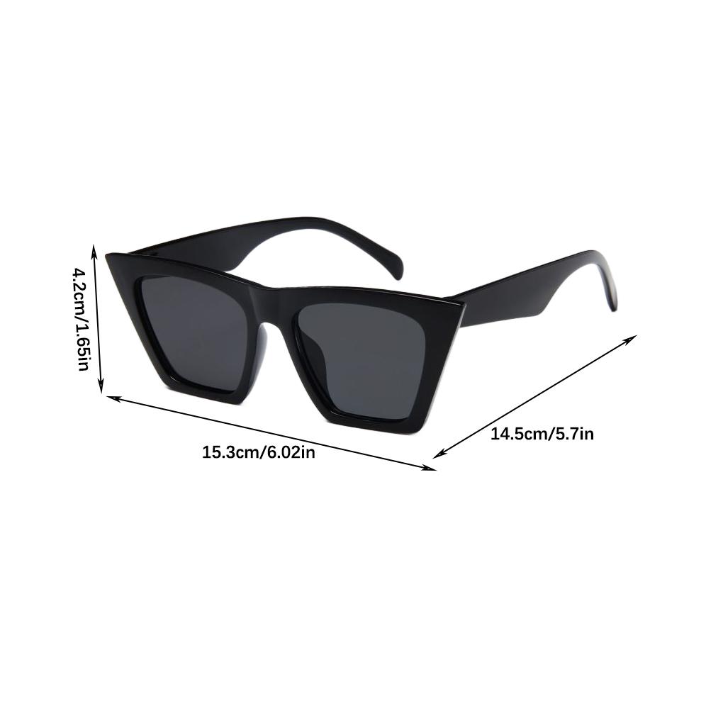 Square Sunglasses High-definition Sun Glasses Vintage Eyewear Exquisite Anti-fall Scratch-proof Eyeglass Blocking Glare