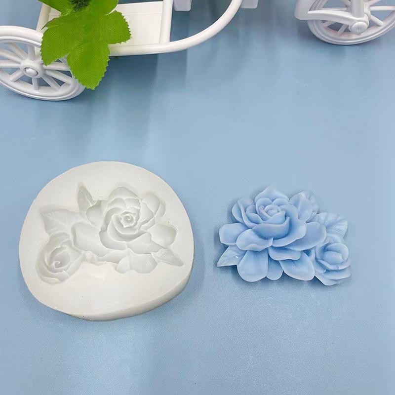 Lotus Gardenia украшения для торта силиконовая форма для самостоятельной выпечки на кухне мыло ручной работы форма для ароматерапии гипсовый торт шоколадная форма