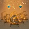 Фонарь Рамадан Украшение на Курбан-байрам Лампа EID Mubarak Исламский Мусульманский Декор для Вечеринки Фестивальный Столовый Светильник Принадлежности