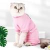 Comfortable Cat Recovery Suit Breathable Pet Jumpsuit Cat Sterilization Suit  Neuter Recovery