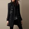 New Autumn and Winter Woolen Coat Women's Double-breasted Casual Nizi Jacket Woolen Women's Clothing