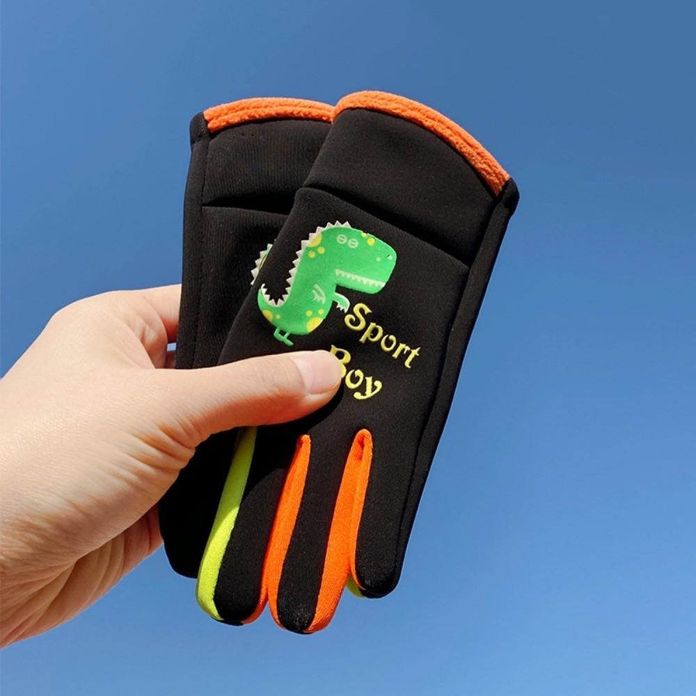 Touchscreen Finger Strips Children's Mittens Kids Cycling Gloves Winter Activities
