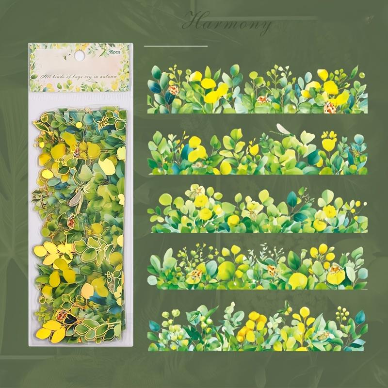 15 шт. Осенние наклейки с листьями и плодами растений, самоклеящиеся наклейки для скрапбукинга, неправильной формы, для телефона, ноутбука, DIY-поделок, декоративные наклейки на осеннюю тематику