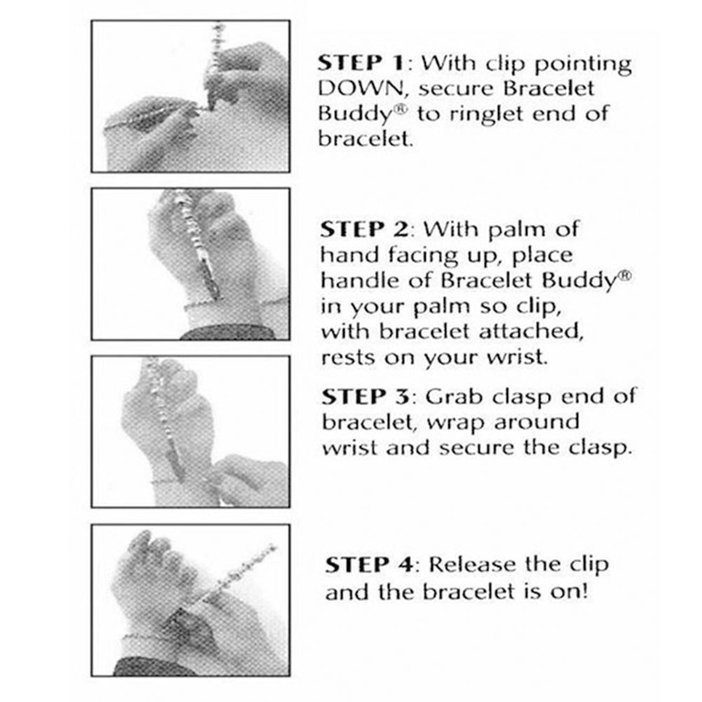 Jewelry Wearing Aid Bracelet Clip for Wristband Lock Helper/ Practical Bracelet Easy Practical Aid for Bracelet