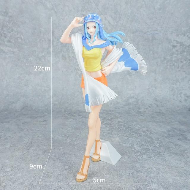 Anime One Piece Luffy Ace Nami Hancock Figure Bar Position Sitting Posture Action Figure PVC Model Doll Collection Toy Gift Kids