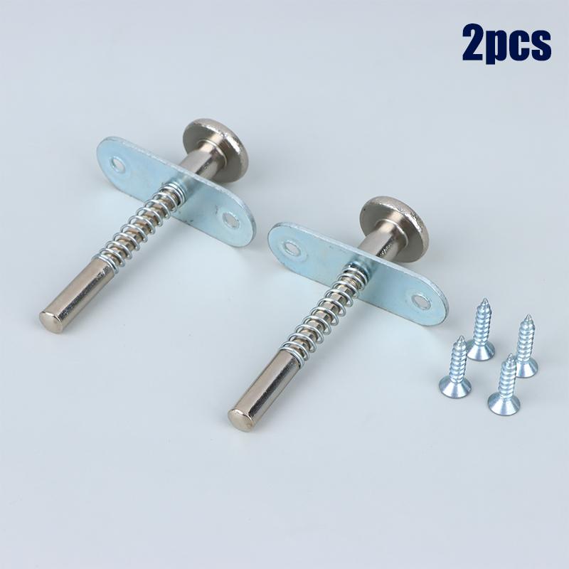 2Pcs Plunger Latches Spring-Loaded Door Lift Adjustment Rod Latch Door Hardware Spring Latch