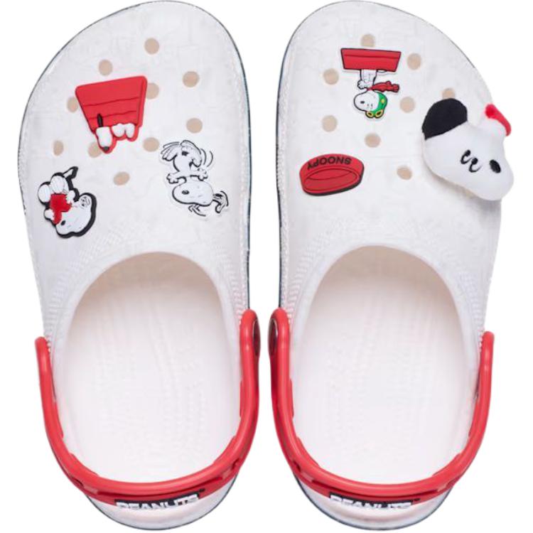 Peanuts x Crocs Classic Clog Toddler Snoopy & Joe Cool Детские кроссовки Белый Мульти 211126-90H