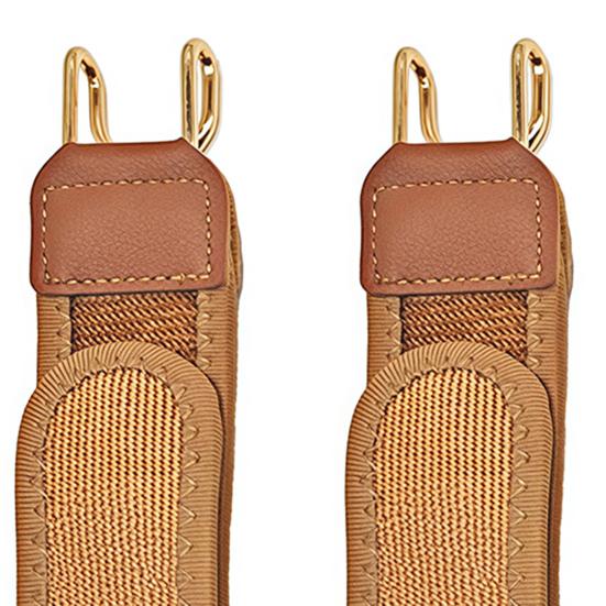 Yousheng Buckleless Belt Hook Adjustable Metal Hook Elastic Belt Unisex Buckle-Free Invisible Waist Belt Closure for Outdoor Work EDC