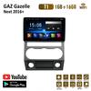 Автомобильный радиоприемник на базе Android, мультимедийный видеоплеер для ГАЗ Газель Next 2016 + 2 Din, навигация, GPS, авторадио, стерео, WIFI BT, 1 + 16 ГБ