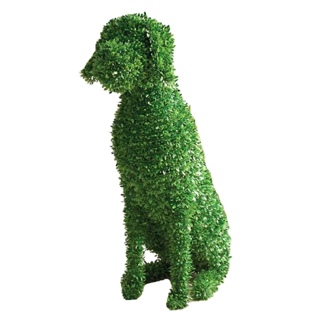 Decorative Peeing Dog Topiary Realistic Ornament Home Indoor Outdoor Decoration
