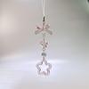 Pink Kawaii Y2K Star Phone Charms Pendant Cute Butterfly Bead Handmade Sweet Girl Keychain For Camera New