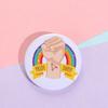 Clothing Tinplate Pins Jewelry Accessories Gay Badge LGBT Brooches Rainbow Brooch Collar Pin
