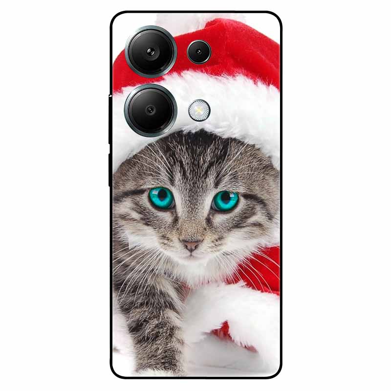 For Redmi Note 13 Pro 4G Case Global Silicon Fashion Space Wolf TPU Painted Coque Funda for Xiaomi Redmi Note 13Pro 4G Cover