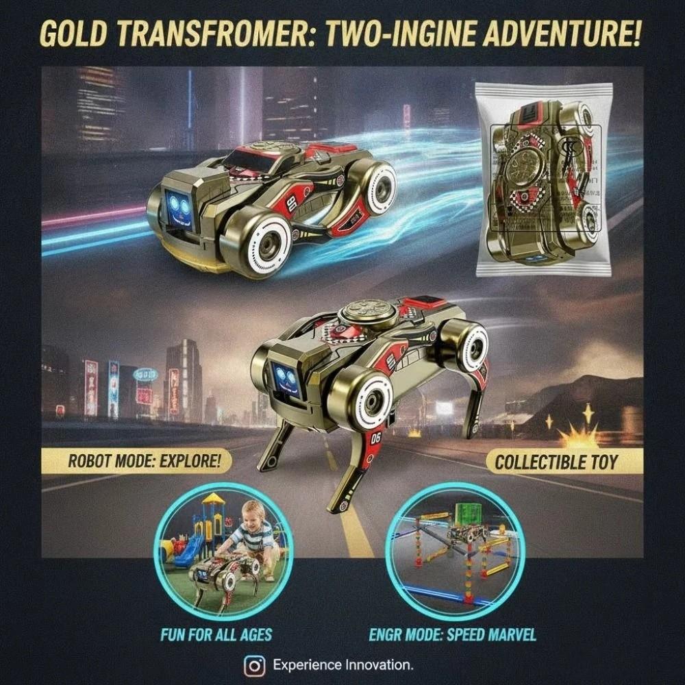 Creative Deformed Transforming Robot Dog Fidget Toy Deformed Mechanical Dog Fidget Toys Desk Toy