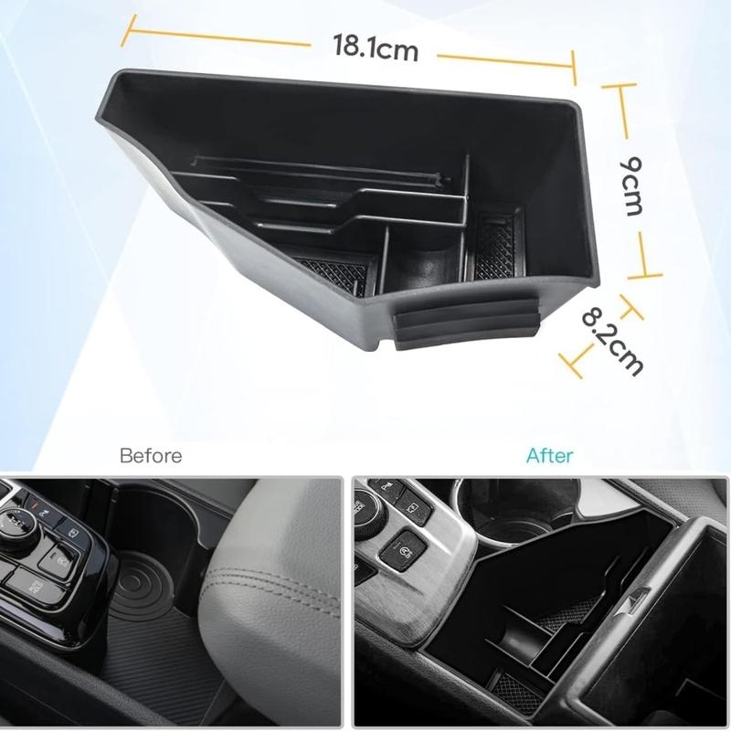 Center Console Organizer For Kia Sportage NQ5 Hybrid 2023 2024 with Electronic Transmission ONLY Armrest Storage Box Middle Tray