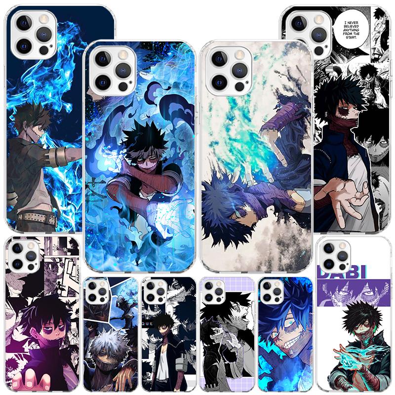 Чехол для телефона My Hero Dabi Bnha для iPhone 17 Air 16 Pro Max 16E 15 + 14 Plus 11 12 13 Mini 7 8 SE Подарок Печатная Крышка Fundas 17 Air 1