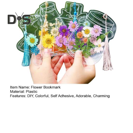 20/100 шт. Прозрачные закладки для книг из сухоцветов своими руками, прозрачные закладки для книг из прессованных цветов с кисточками, самоклеящиеся наклейки для банок
