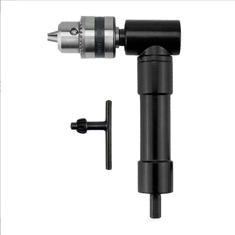 90 Degree Professional Right Angle Bend Extension 0.8-10mm Cordless Drill Attachment Adapter