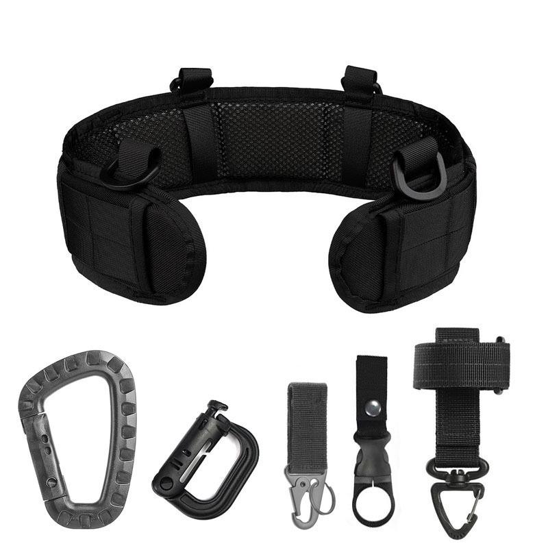 Tactical Outdoor Multifunction Waistband with Molle Accessories for CS Competitions