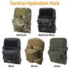 Water Bag Tactical Pouch Hydration Pack Military 500D Nylon Molle Water Bottle Pouch Large Capacity Storage Bag Climbing Travel Backpack Airsoft