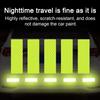 10 Pcs Reflective Stickers High Visibility Reflective Tape Waterproof Safety Warning Tape for Car Trailer Truck Bike Motorcycle