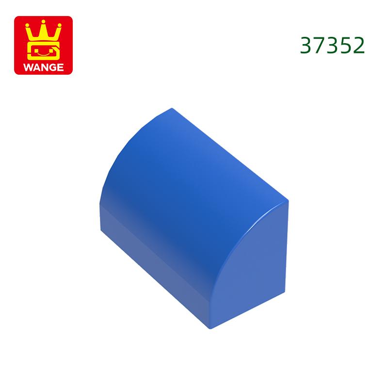Нетоксичный 166 шт./лот Изогнутый 1x2x1 С шипами по углам Блок Moc Цветные Аксессуары Совместимые с 37352 Кирпич DIY Детская игрушка