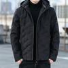 Winter New Hooded Jacket Korean Version Casual Versatile Fashion Men's Youth White Duck Down Men's Clothing