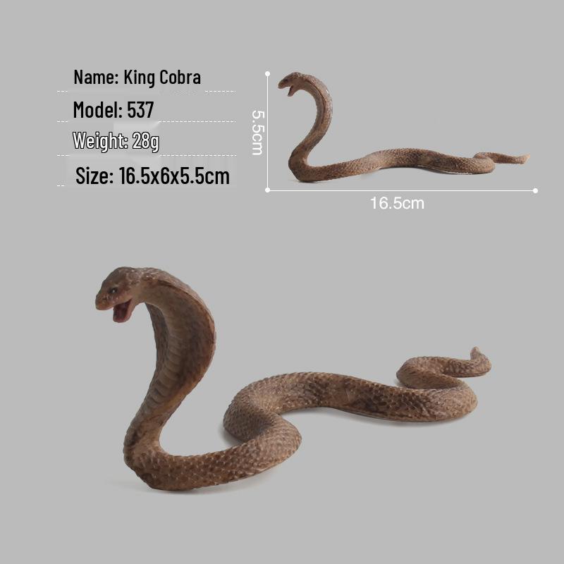 Children's Wild Animal Simulation Snake Toy Model
