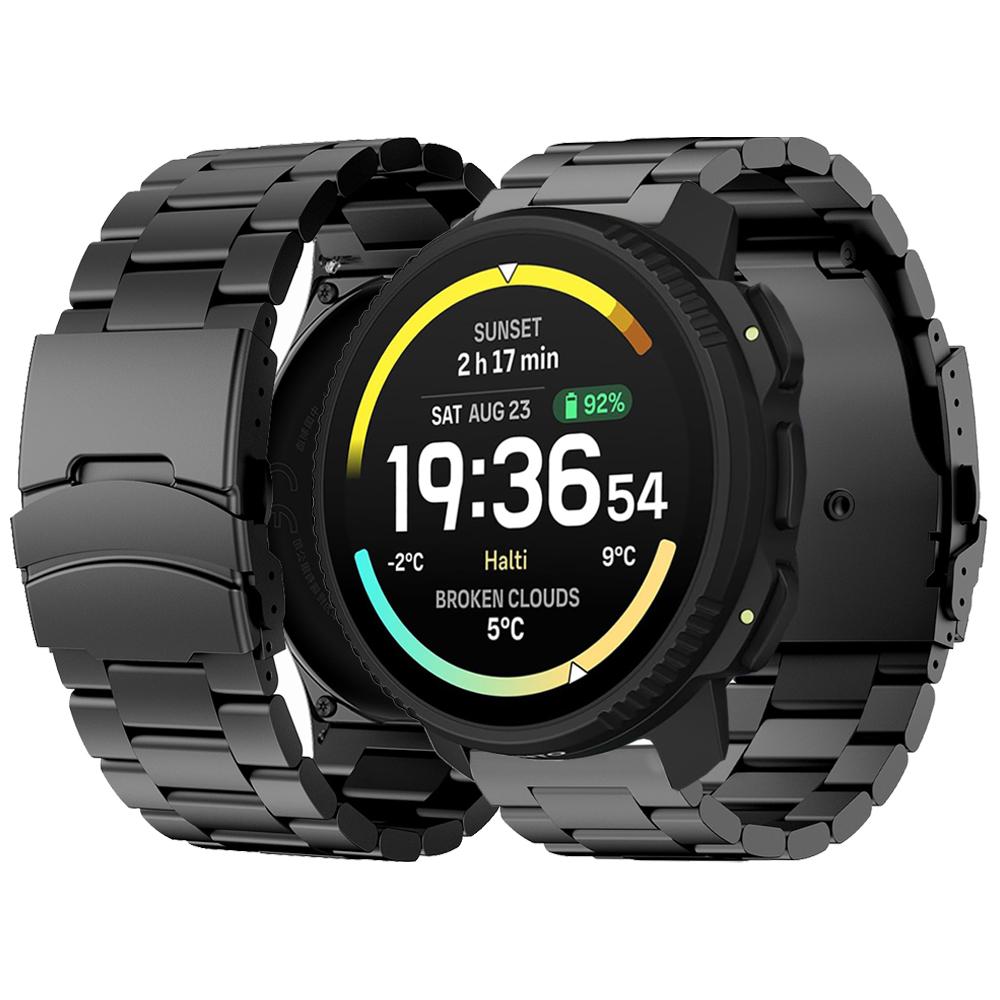 Титановый ремешок для Suunto Vertical 2 / Run / RACE 2 S / Ocean 22 мм Браслет со звеньями для Suunto 5 9 Peak Pro
