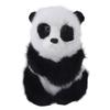 Plush Panda Toy Cute Panda Doll Animal Toy Ornament Desktop Decoration for Boys Girls Gift Birthday