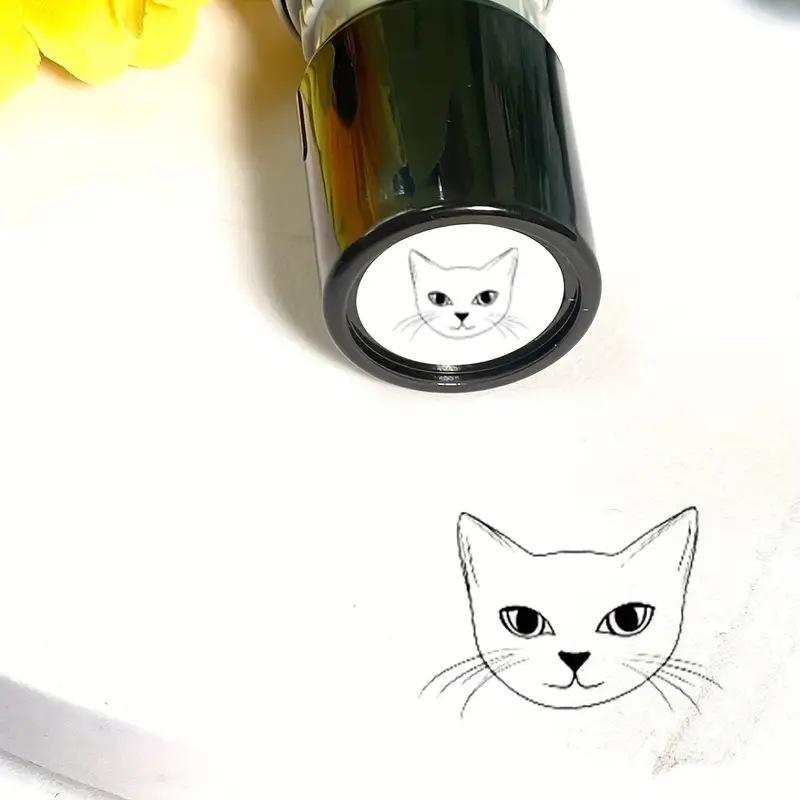 Милый мультяшный черный котенок Штамп Прекрасная форма Штампы для дневника DIY Декор для скрапбукинга Коллаж Закладки на ваш выбор