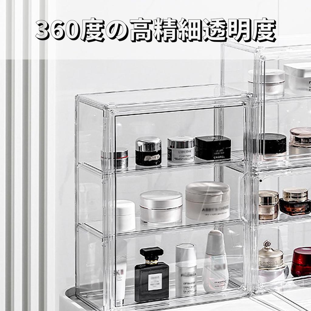 QIYUNI Подставка-витрина для фигурок, полка для коллекции фигурок, витрина, настольная, большой вместимости, с 2 полками, съемными разделителями, витрина, рамка для витрины