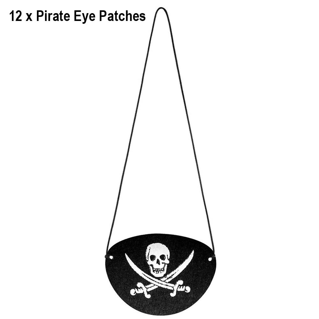 1 комплект пиратская повязка на глаз фетр один глаз скелет элементы костюм соответствующий комплект повязка на глаза игрушка для домашнего детского сада
